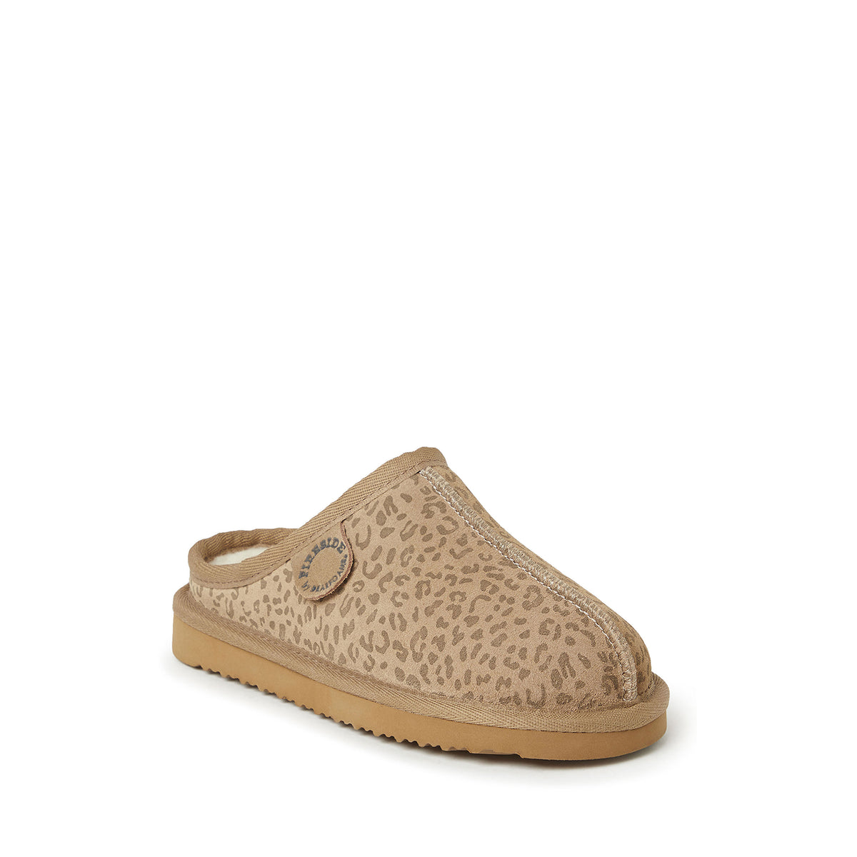 Kid's Fireside by Dearfoams Dempsey Genuine Shearling Clog Slipper - US 8359