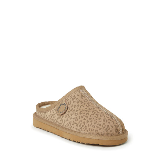 Kid's Fireside by Dearfoams Dempsey Genuine Shearling Clog Slipper - US 8359