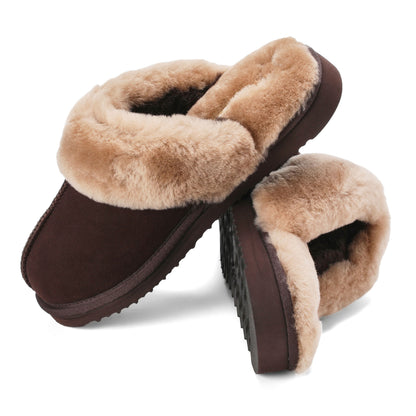 Women's Fireside by Dearfoams Sydney Genuine Shearling Scuff Slipper - US 1685