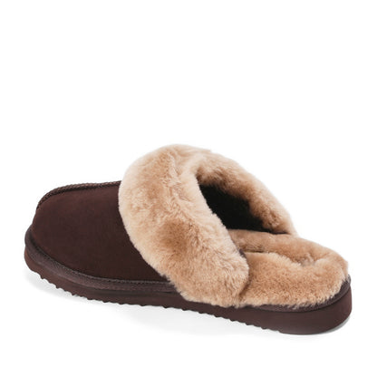 Women's Fireside by Dearfoams Sydney Genuine Shearling Scuff Slipper - US 1685