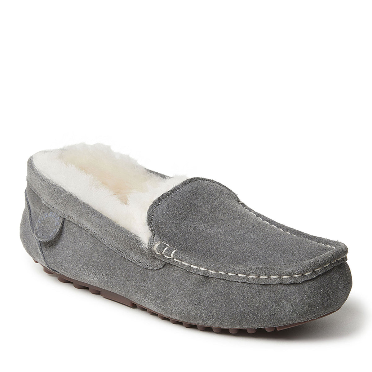 Women's Fireside by Dearfoams Mel Genuine Shearling Moccasin - US 0997