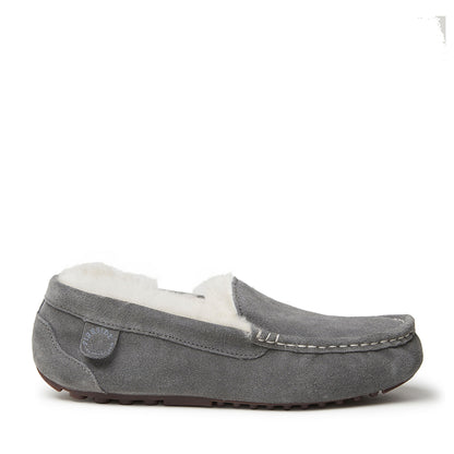 Women's Fireside by Dearfoams Mel Genuine Shearling Moccasin - US 0997