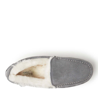 Women's Fireside by Dearfoams Mel Genuine Shearling Moccasin - US 0997