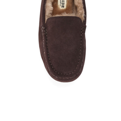 Women's Fireside by Dearfoams Mel Genuine Shearling Moccasin - US 1647