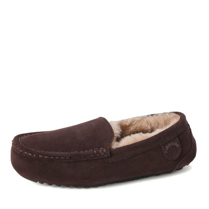 Women's Fireside by Dearfoams Mel Genuine Shearling Moccasin - US 0848