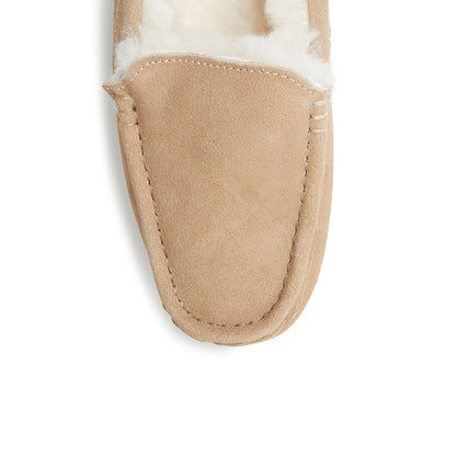 Women's Fireside by Dearfoams Mel Genuine Shearling Moccasin - US 7206
