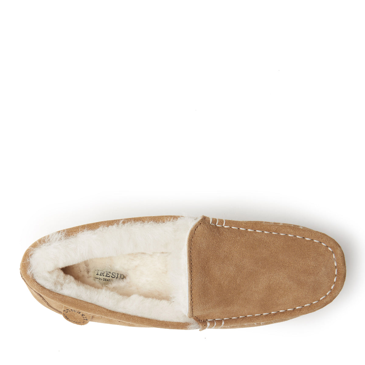 Women's Fireside by Dearfoams Mel Genuine Shearling Moccasin - US 6280