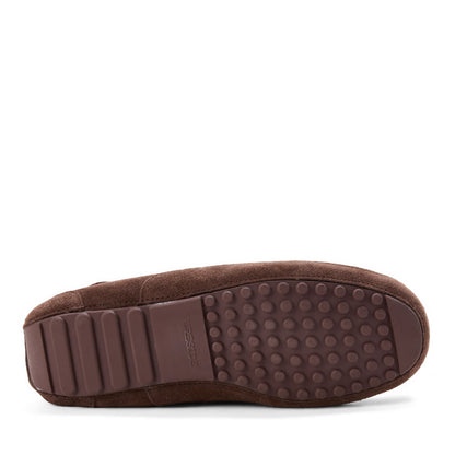 Men's Fireside by Dearfoams Melbourne Genuine Shearling Moccasin Slipper - US 7035