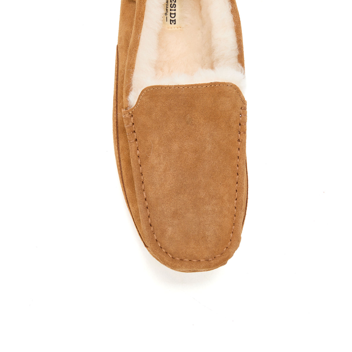 Men's Fireside by Dearfoams Melbourne Genuine Shearling Moccasin Slipper - US 6375