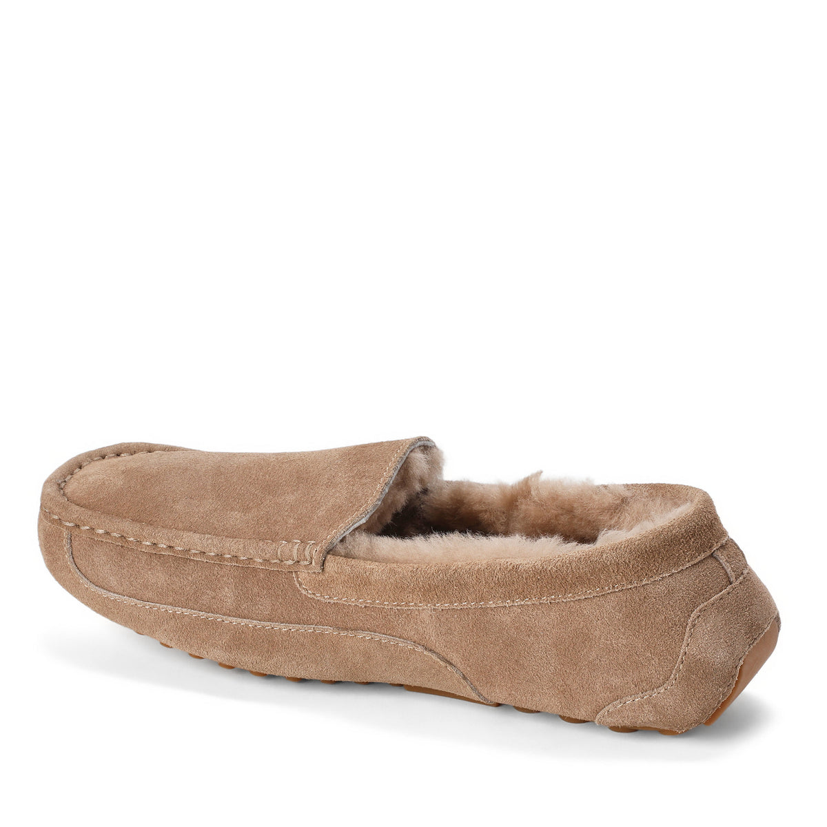 Men's Fireside by Dearfoams Melbourne Genuine Shearling Moccasin Slipper - US 2720
