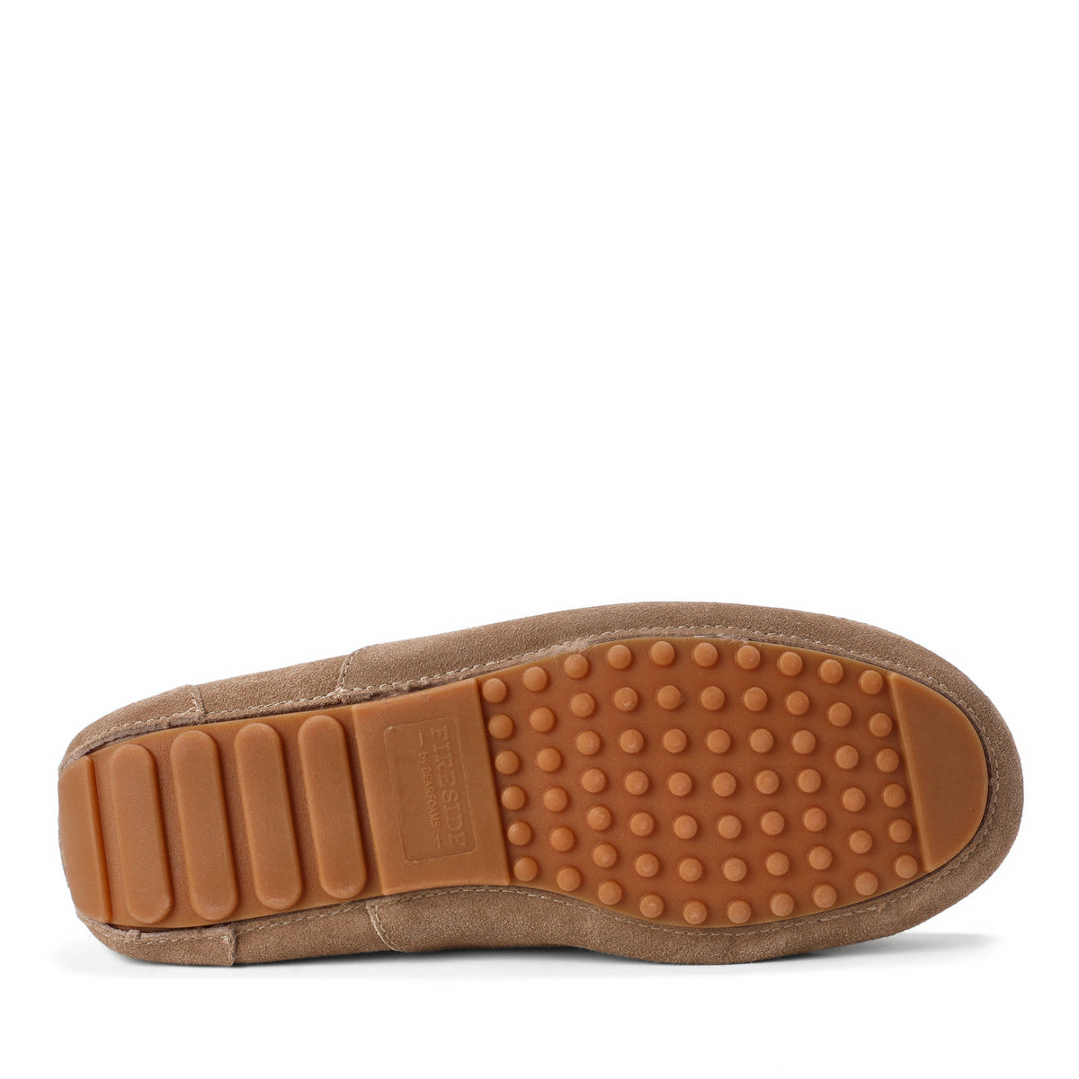 Men's Fireside by Dearfoams Melbourne Genuine Shearling Moccasin Slipper - US 2720