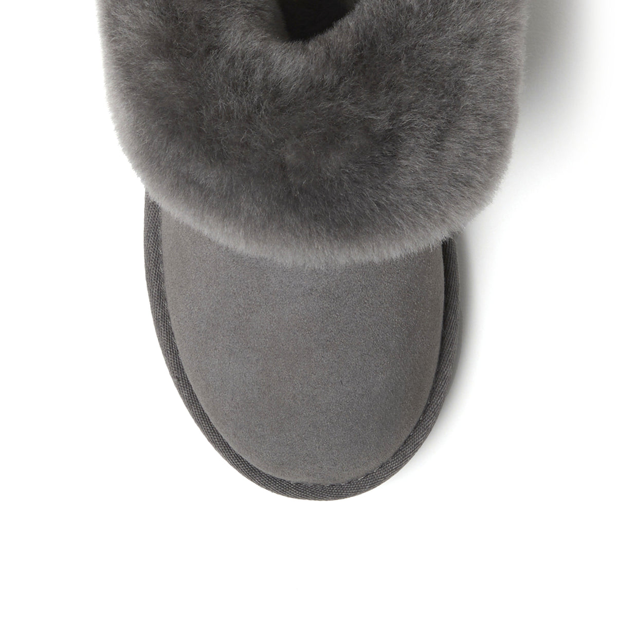 Women's Fireside by Dearfoams Perth Genuine Shearling Foldover Boot Slipper - US 9204