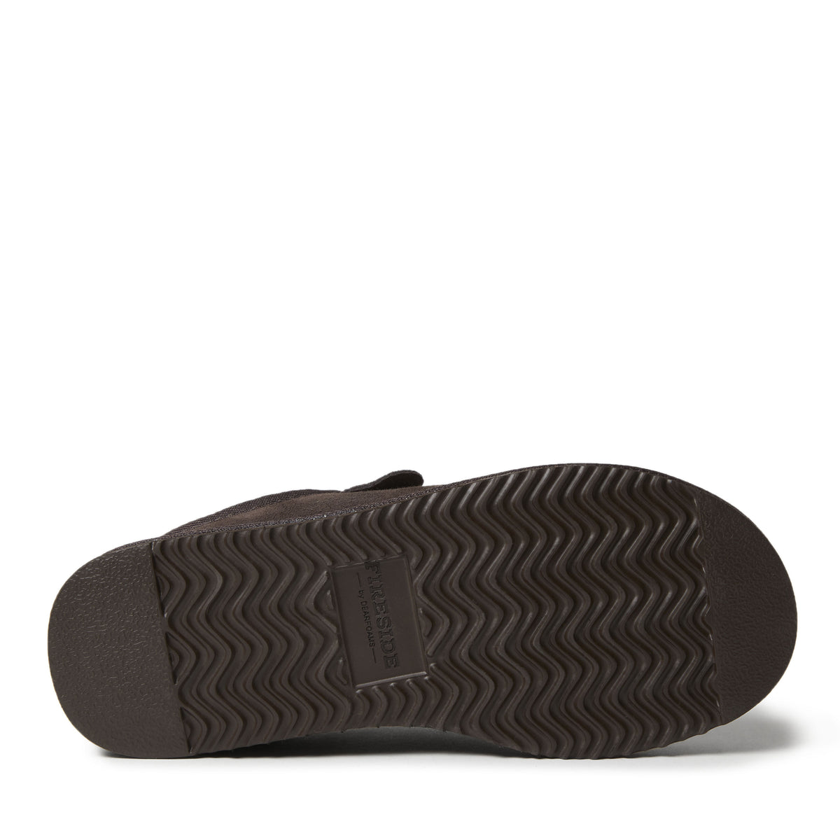 Men's Fireside by Dearfoams Grafton Genuine Shearling Clog Slipper with Woven Accent - US 8738