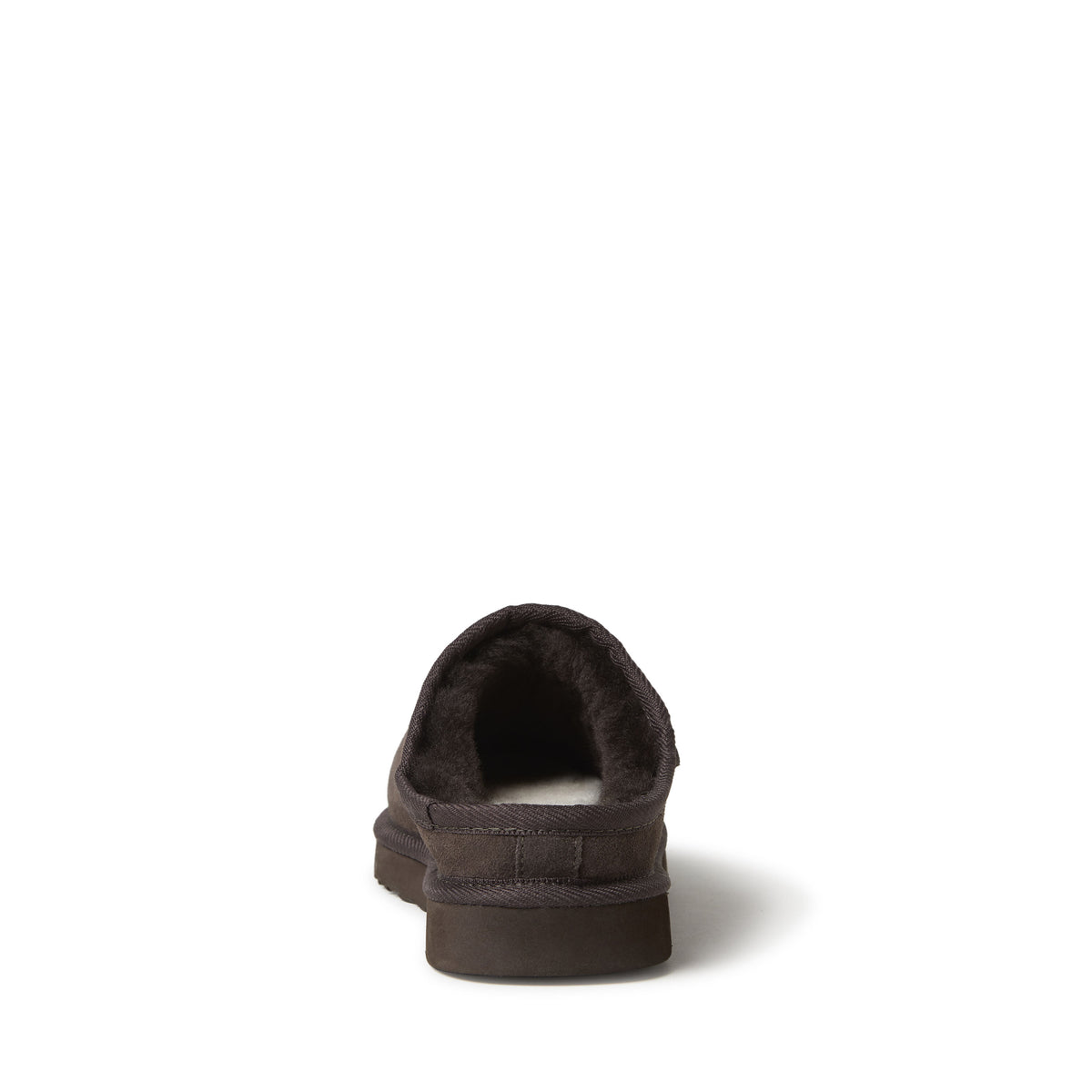 Men's Fireside by Dearfoams Grafton Genuine Shearling Clog Slipper with Woven Accent - US 8738