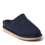 Men's Fireside by Dearfoams Grafton Genuine Shearling Clog Slipper with Woven Accent - US 8633