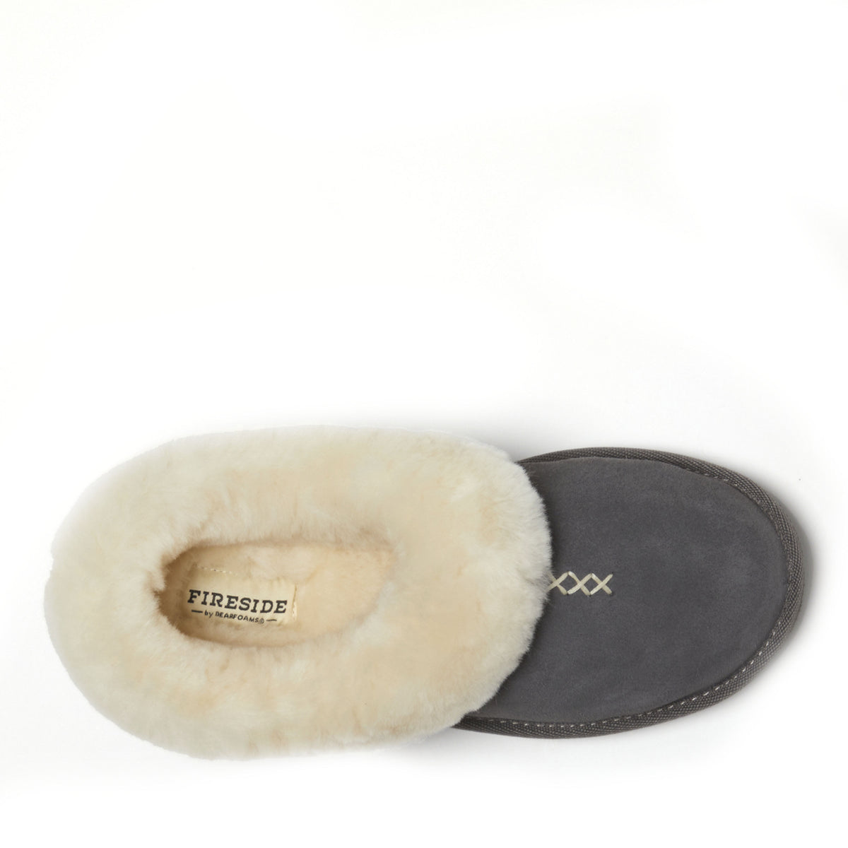 Women's Fireside by Dearfoams Adelaide Genuine Shearling Clog Slipper - Water Resistant - US 4378