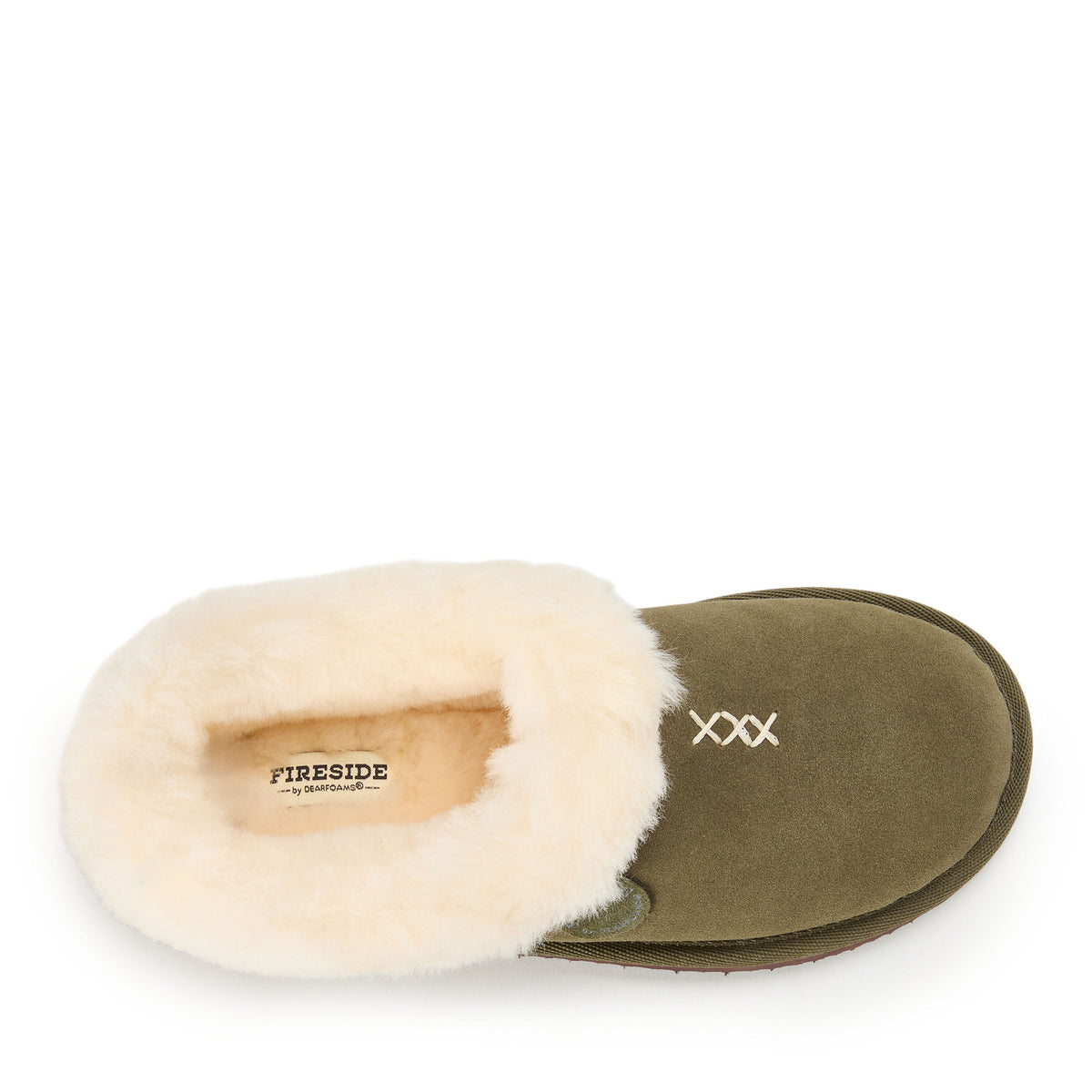 Women's Fireside by Dearfoams Adelaide Genuine Shearling Clog Slipper - Water Resistant - US 7296