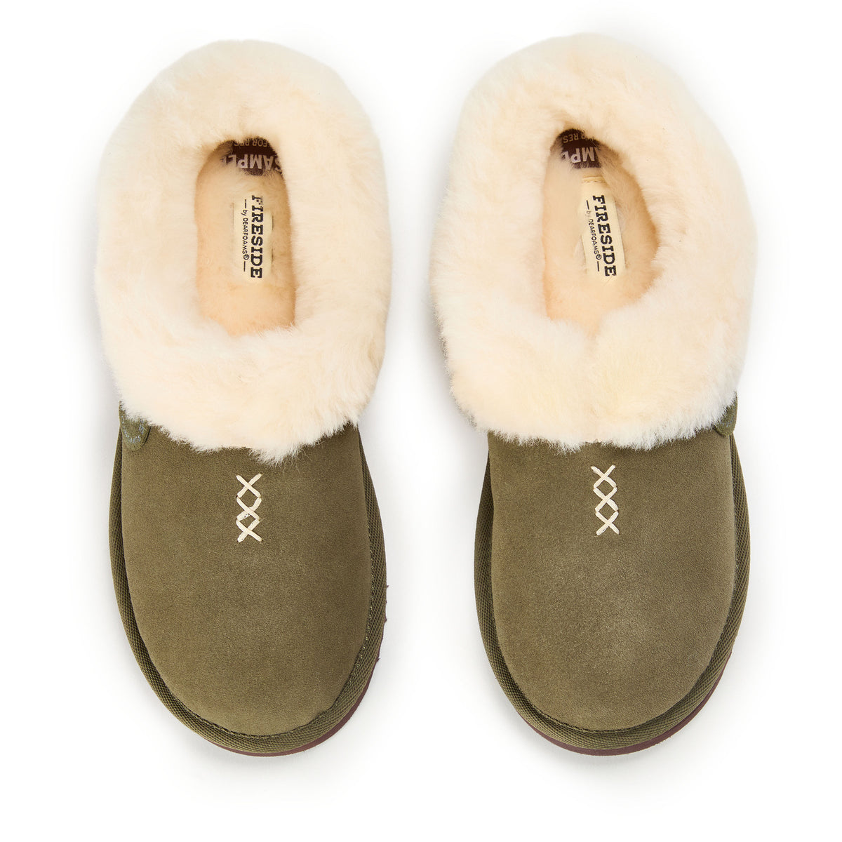 Women's Fireside by Dearfoams Adelaide Genuine Shearling Clog Slipper - Water Resistant - US 7296