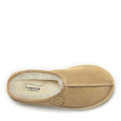 Women's Fireside by Dearfoams Queenstown Platform Genuine Shearling Clog - US 3361