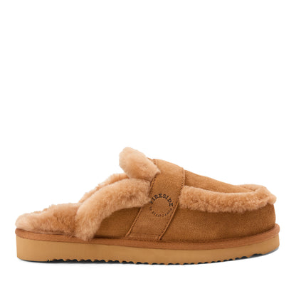 Women's Fireside by Dearfoams Richmond Genuine Shearling Scuff - US 9499
