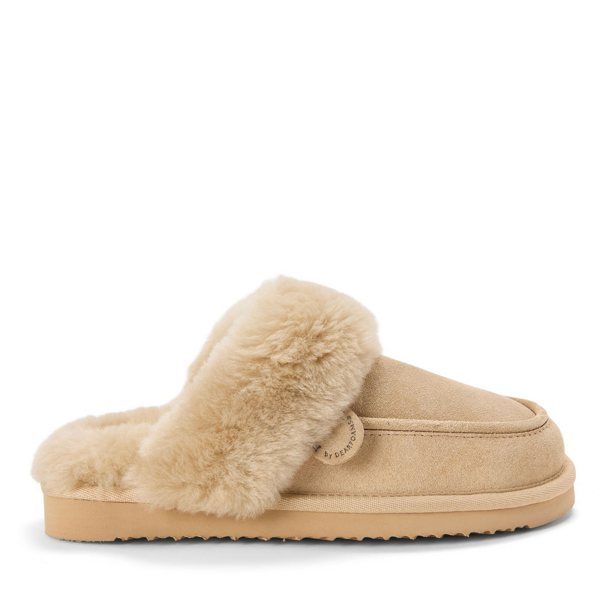 Women's Fireside by Dearfoams Melville Genuine Shearling Scuff - US 9517