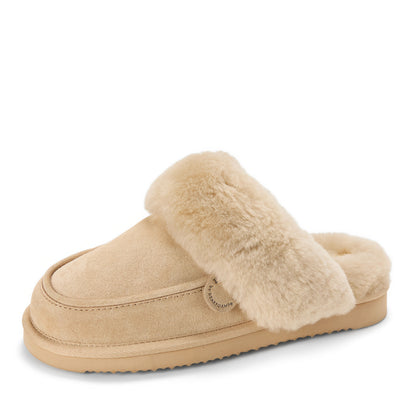 Women's Fireside by Dearfoams Melville Genuine Shearling Scuff - US 9517